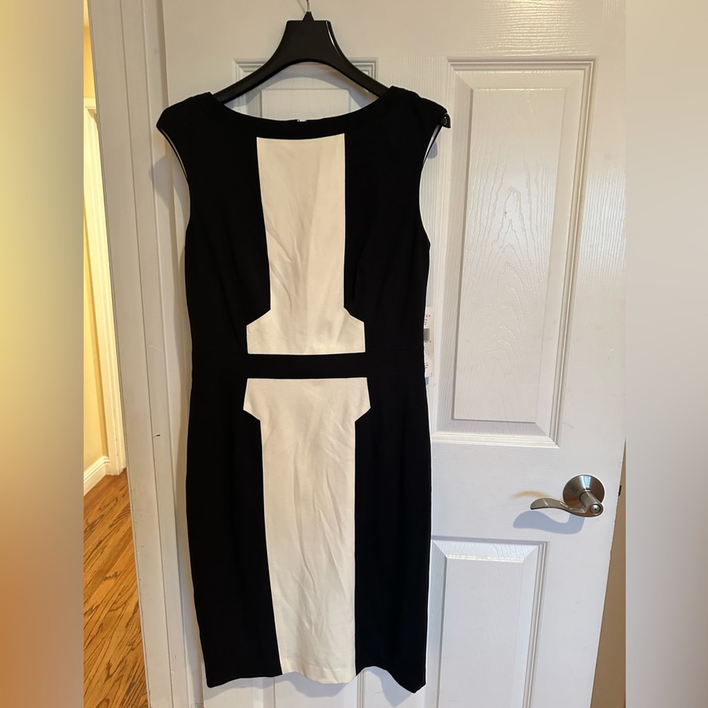 Ralph Lauren dress. Size 10. Black and white color